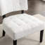 Boucle Oversized Chair, And Elegant, For Living Areas, 27W X 31D 34H, White Chair With Details, - Suits Different Areas-1193465138