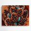 «Southwestern Plants Pinecone 173», art mural en métal noir