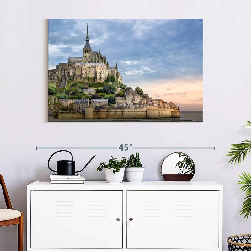 Adella - Mont Saint-Michel historique, H 26 po x l 39 po