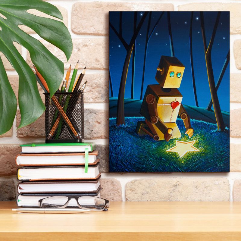 «Autre souhait est trouvé» par Cindy Thornton, art mural sur toile, H 16 po x l 12 po x P 0,75 po
