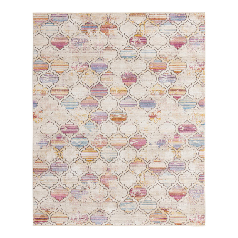 Kaye Damask Indoor Rug, Rectangle 7'10" x 9'8"