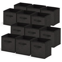 Tioncy 10 Pcs Plastic Storage Bins Multiple Color Small Containers