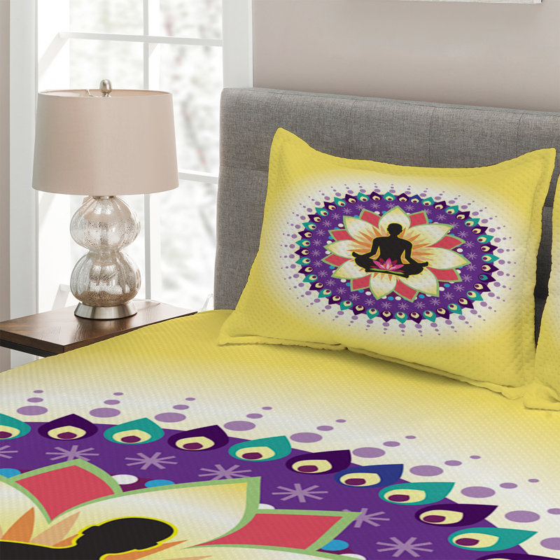 Eclectic Polyester Coverlet
