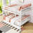 Wood Bunk Bed With 2 Drawers-1006383792-1006383796