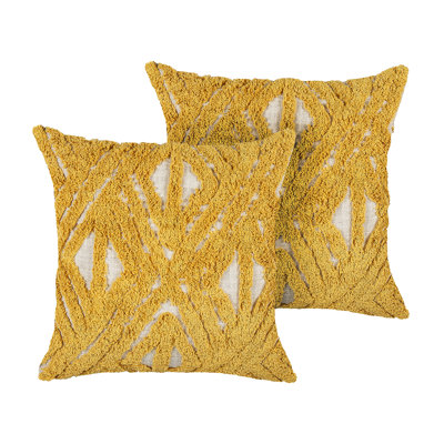 Fleischmanns Geometric Square Cushion