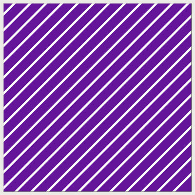Homage To Stella - Purple Giclee On Canvas by David Phoenix