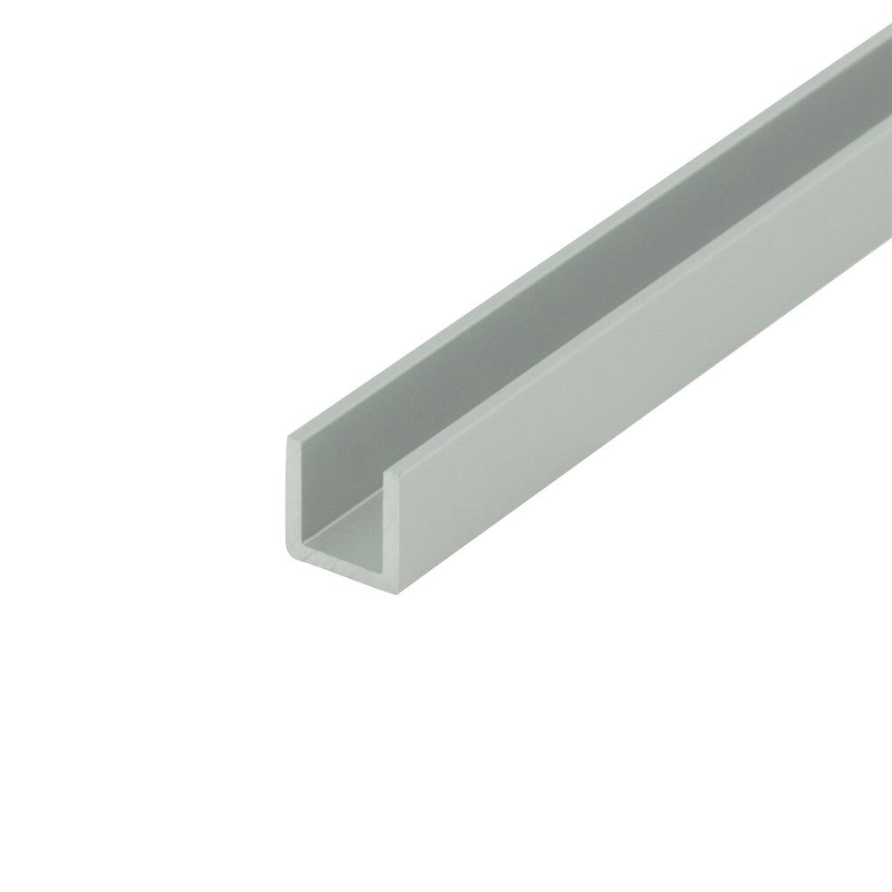 Outwater Alu257-S Clear Anodized 1/4 Inch Inside Dimension Aluminum U ...