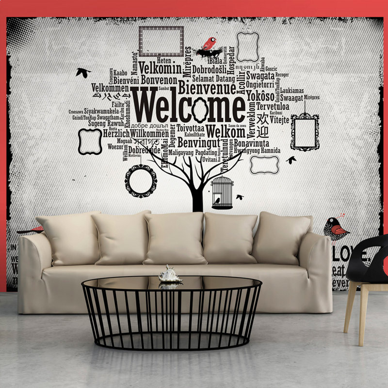 In This House 2.8m x 400cm Wallpaper, 350 cm x 245 cm