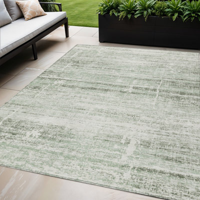 Tapis intérieur lavable abstrait ivoire 5 pi x 8 pi