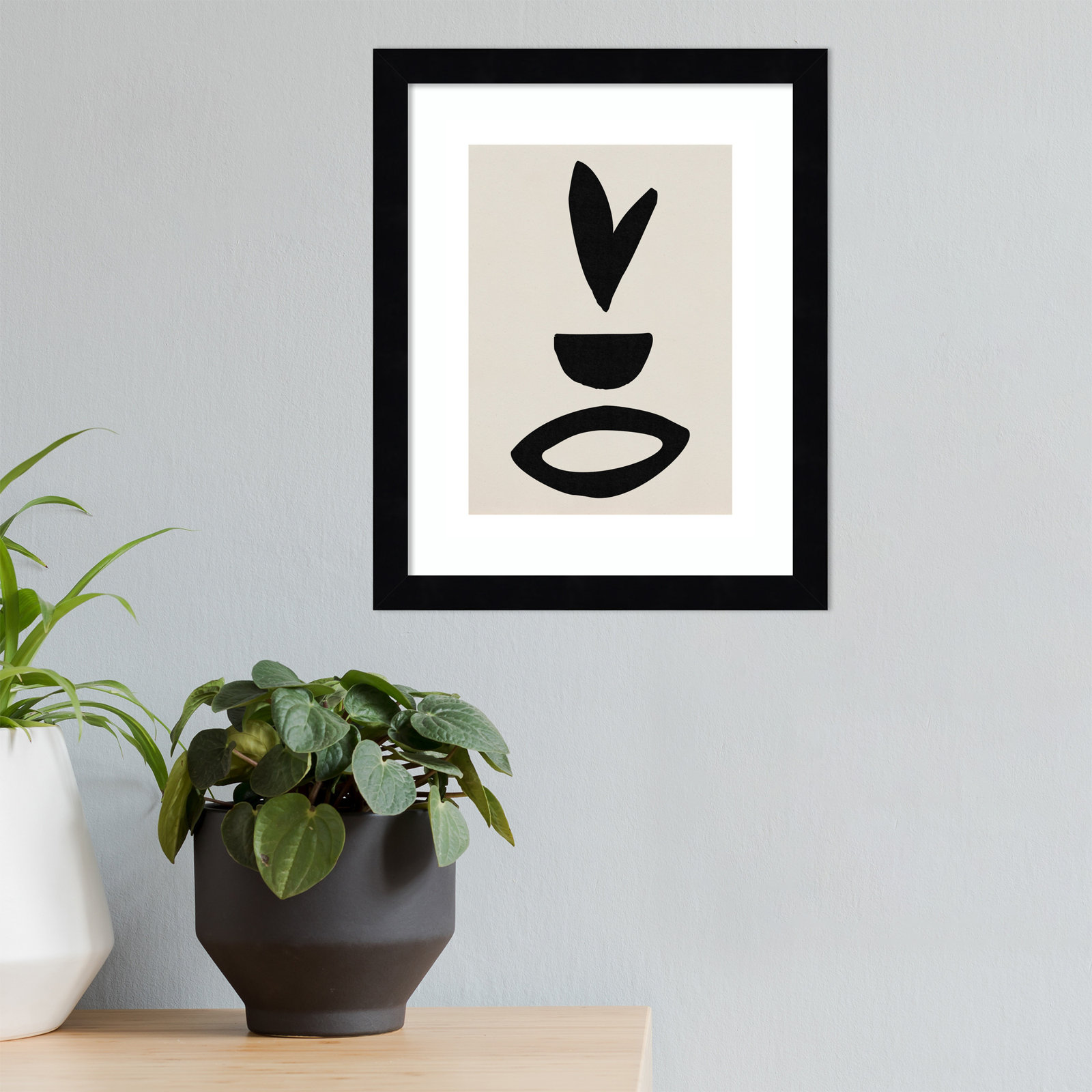 Fly Away Print by Rocket Jack, Black Framed, 13" H x 11" W