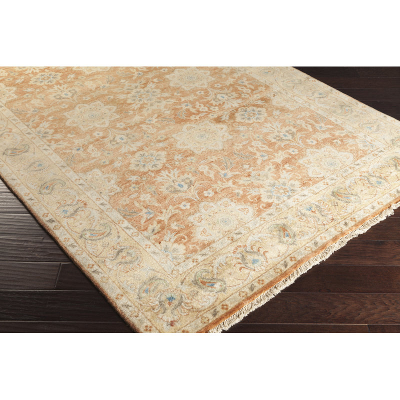 Otoole Wool Oriental Indoor Rug, Rectangle 5'6" x 8'6"