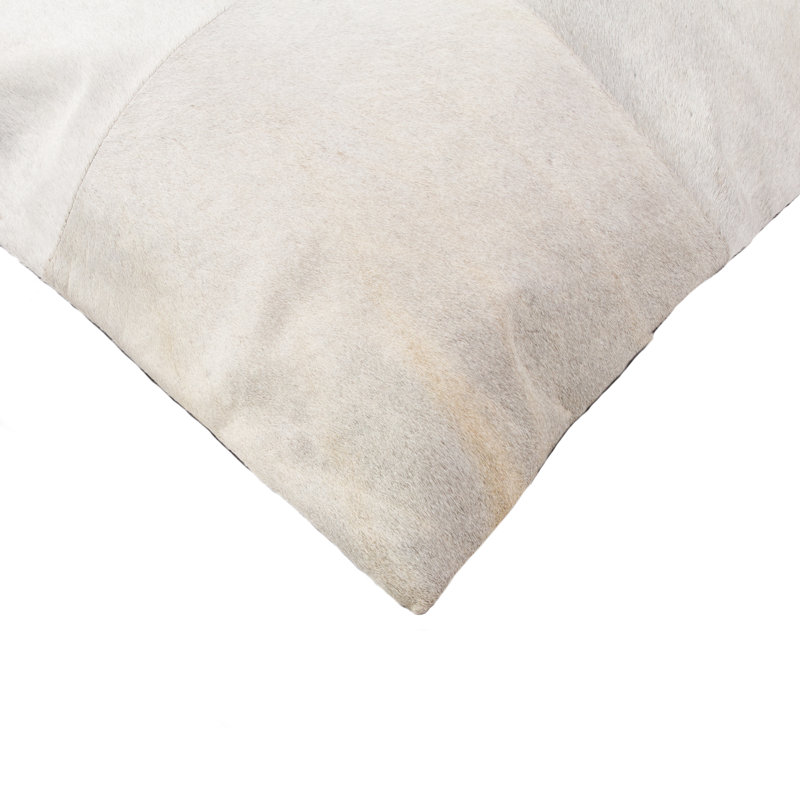 Torino Leather/Suede Throw Square Pillow Cover & Insert