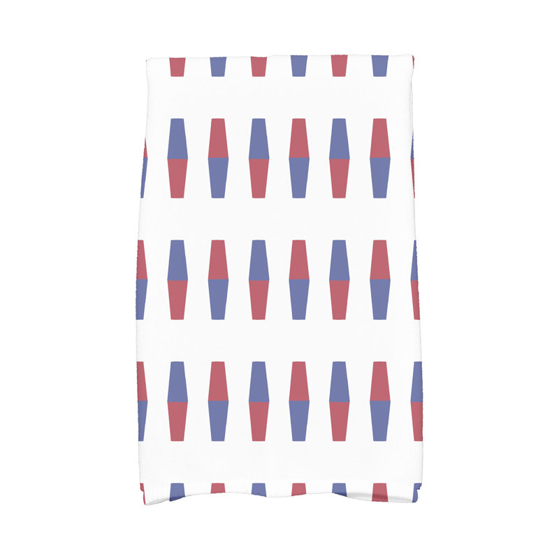 Torchon Lingebach Bowling Pins, Rouge