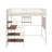 Full Size Loft Metal Bed With Built-In Charging Station And LED Light-1575997004
