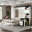 Lit escamotable double avec bureau et rangement