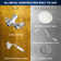 10'' Rainfall Shower Head With 12'' Upgrade Adjustable Extension Arm