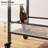 Bar Cart, 3-Tier Coffee Cart with Wheels, Kitchen Cart, Wine Cart with Wine Rack And Glass Holder, Rolling Serving Cart