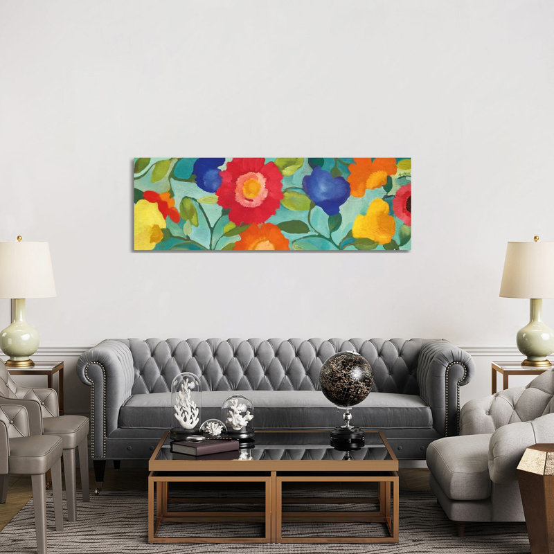 Blue Pan II by Kim Parker - Wrapped Canvas Panoramic Gallery-Wrapped Canvas Giclée, 152.4 cm H x 50.8 cm W x 1.91 cm D