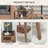 Outsunny Rattan Side Table(Only Including Table)