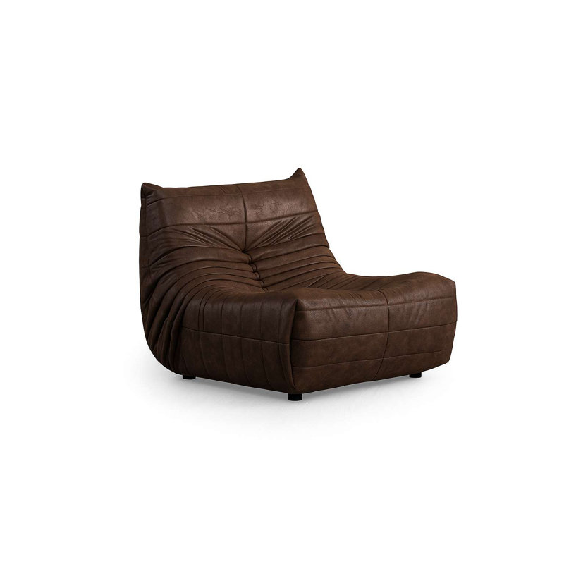 Fauteuil à oreilles, Brun