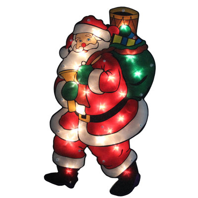 9.5 " Incandescent Indoor / Outdoor Lighted Window Décor
