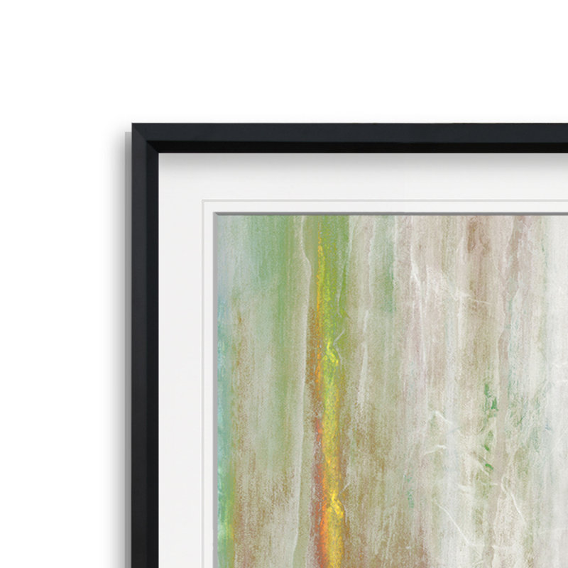 «Mislead II», peinture, H 28 po x l 28 po x P 1,5 po, Cadre noir