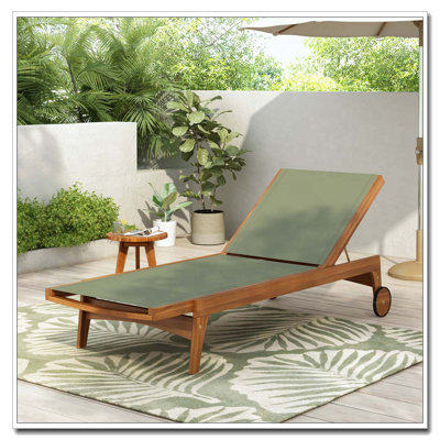 Chaise longue pour l'extérieur