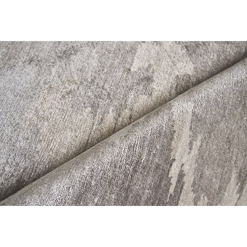 Handmade Abstract Area Rug, Rectangle 6' x 9'