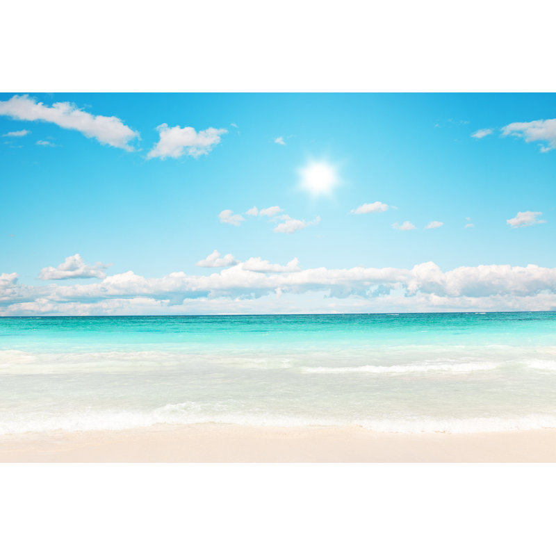 Stunning Tropical Beach by JoseIgnacioSoto - Wrapped Canvas Print, 81cm H x 122cm W x 3.8cm D