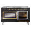 ILVE Nostalgie II Noblesse 60 po à 2 brûleurs, plaque chauffante, plaque de cuisson française-939345232-939345233