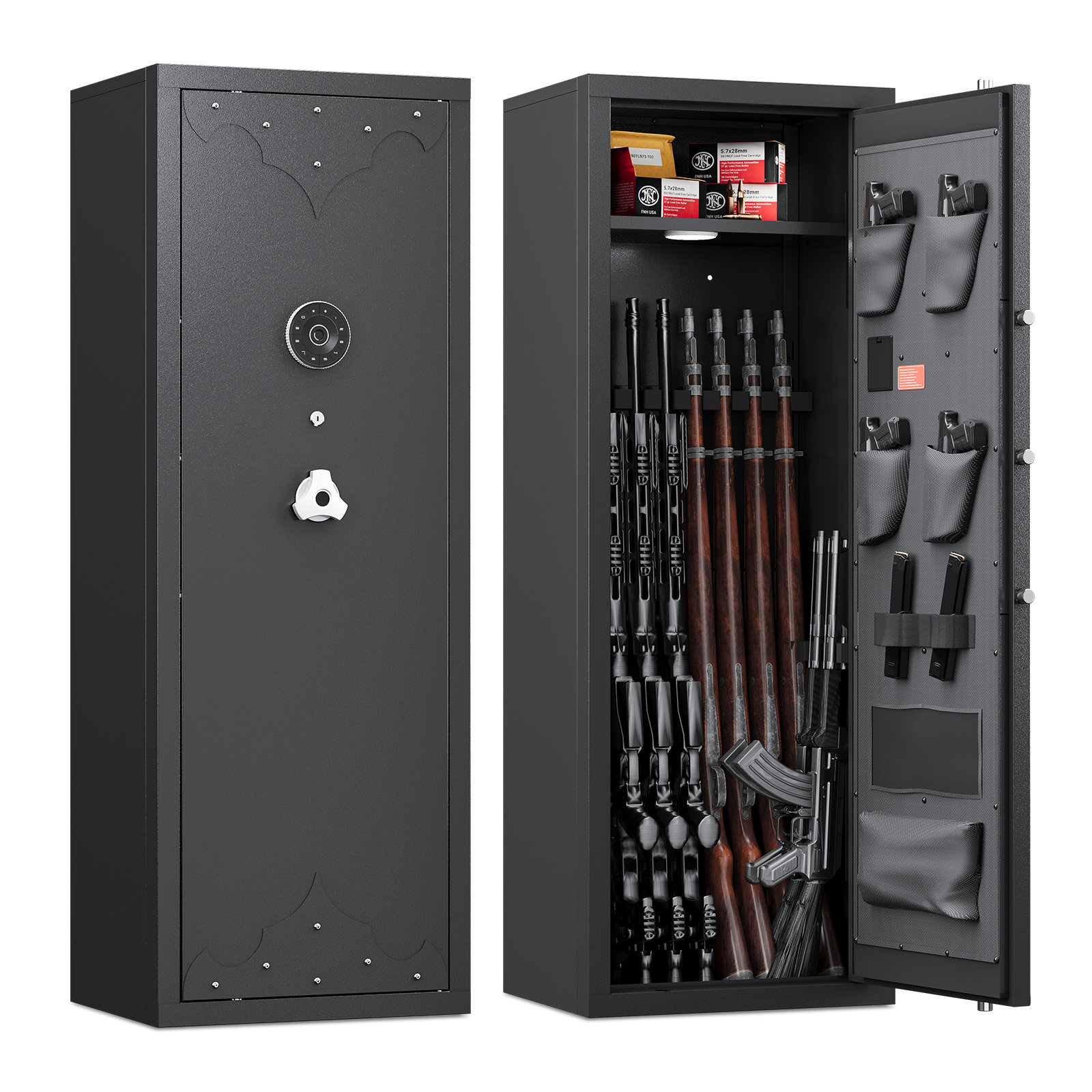 Kaer 1014 Gun Safe,Rifle Gun Safe for Shotguns,Gun Safe for Home Rifle