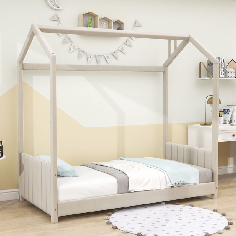 Lit Afrah House par Isabelle & Max ™, Beige, Simple