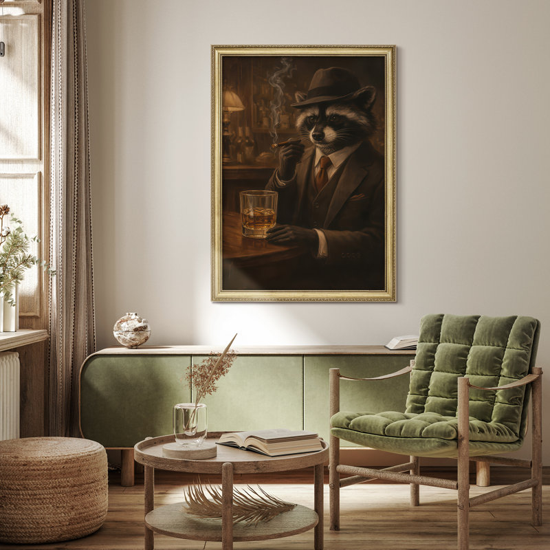 Art mural encadré rétro 26 "x 36", Reproduction encadrée sans passe-partout, H 36 po x l 26 po