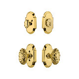 Nostalgic Warehouse Cottage Entry Set with Victorian Knob