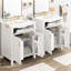 Meuble-lavabo moderne de 48 pouces avec lavabos doubles en céramique, tablette réglable et charnières à fermeture en douceur pour une expérience pratique et silencieuse-1808677852