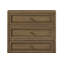 Table de chevet 3 tiroirs - Amande-1092844507