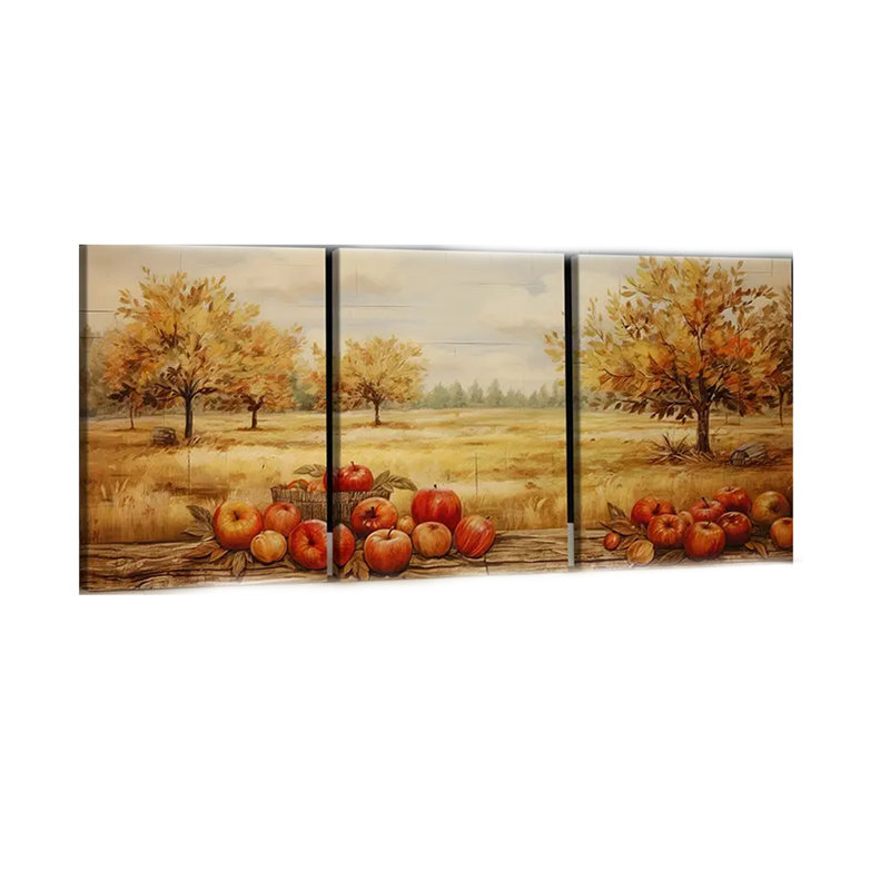 3 Piece Wrapped Canvas Painting