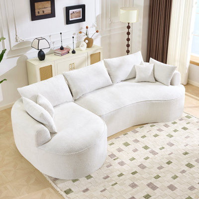 124.5-Inch Compressed Boneless Sofa