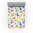 Ambesonne Dino Fitted Sheet 2-Pack Dinosaurs Colourful King Multicolor