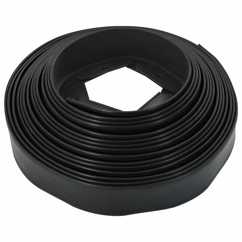 5 cm H Plastic Lawn Edging Fencing, 5cm H x 3000cm W, Black