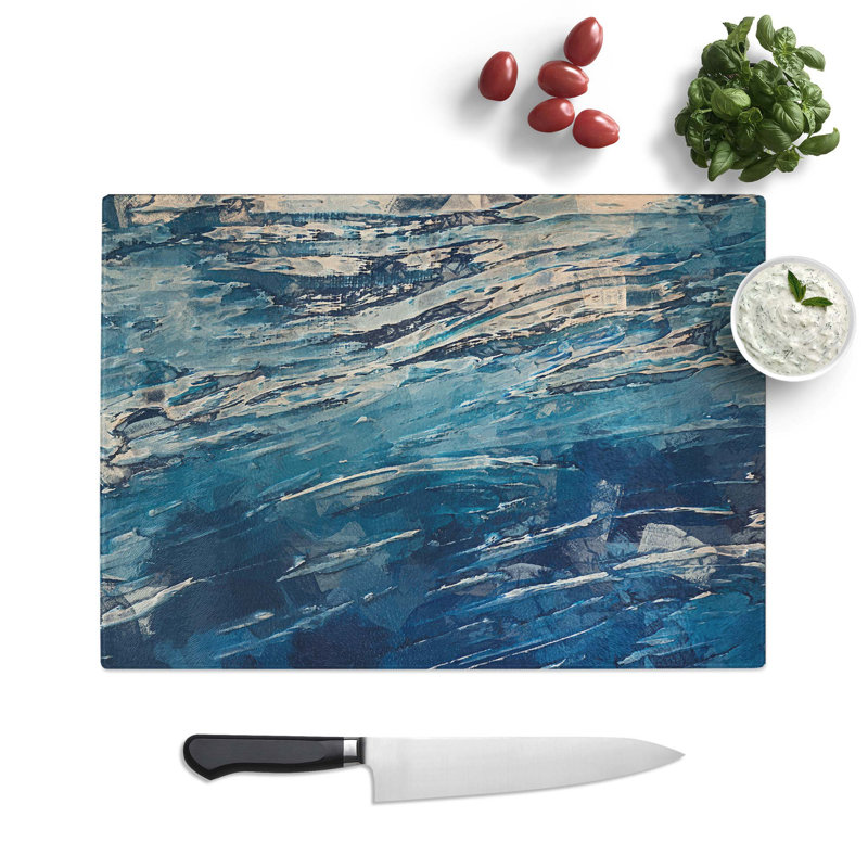 Tempered Glass My Soul Chopping Board, 39 cm W x 28.5 cm L