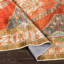 Tapis orange brûlé / orange lavable à la machine Mags-1183700142