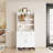 40 Pair Shoe Cabinet With Drawers, Entryway Shoe Storage Organizers With Door Cabinet & Hall Tree