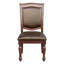 Chaise d'appoint en cuir Vegan 