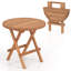 Table d'extérieur en bois de teck Alexzandrya
