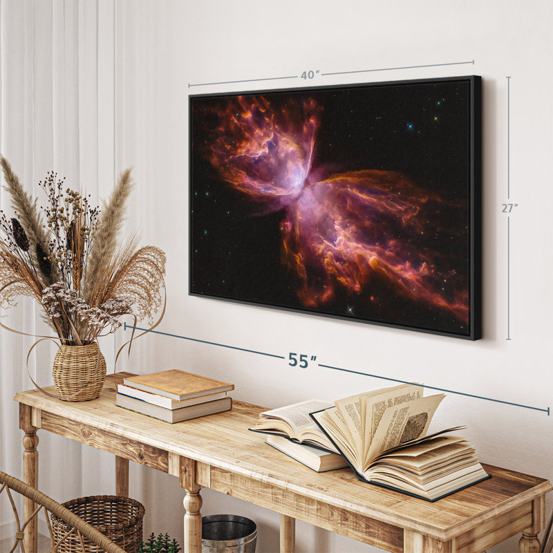 Impression sur toile Butterfly Nebula, H 27 po x l 40 po