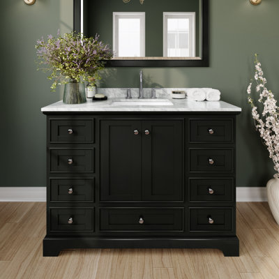 Ensemble de meuble-lavabo simple 48 "avec miroir Deborah