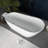 59.06 '' x 30.71 '' Freestanding Soaking Plastic / Acrylic Bathtub
