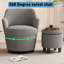 Fauteuil d'appoint pivotant à 360 ° avec repose-pieds-154023173