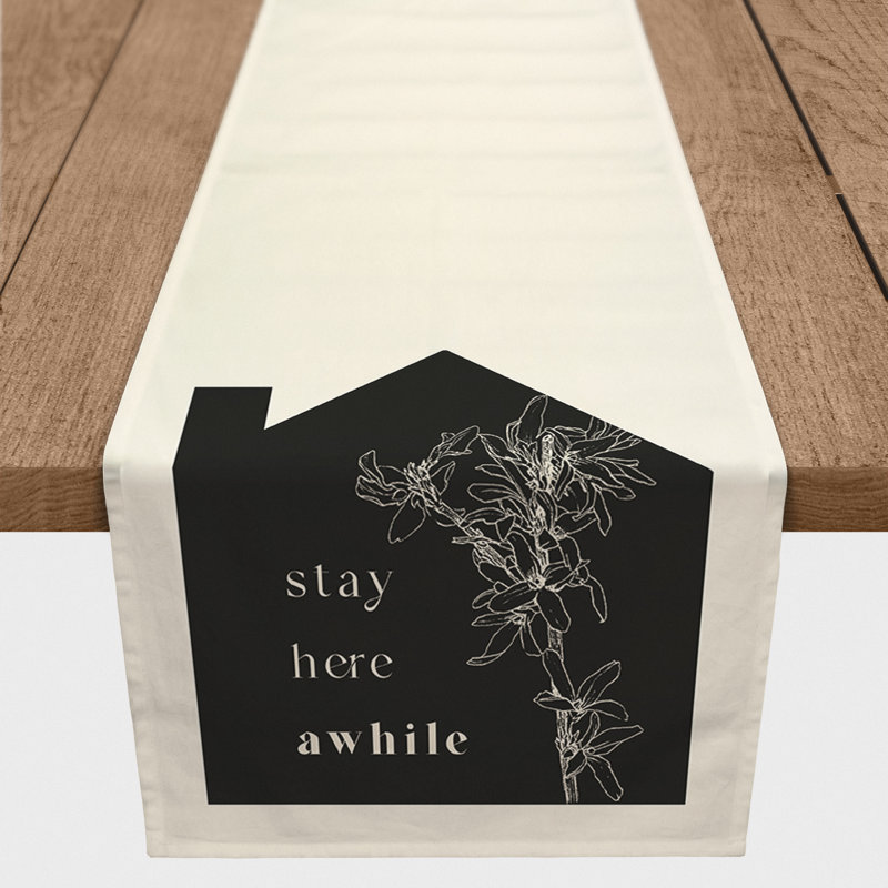 Cowana Rectangle Polyester Table Runner, 72" x 16"